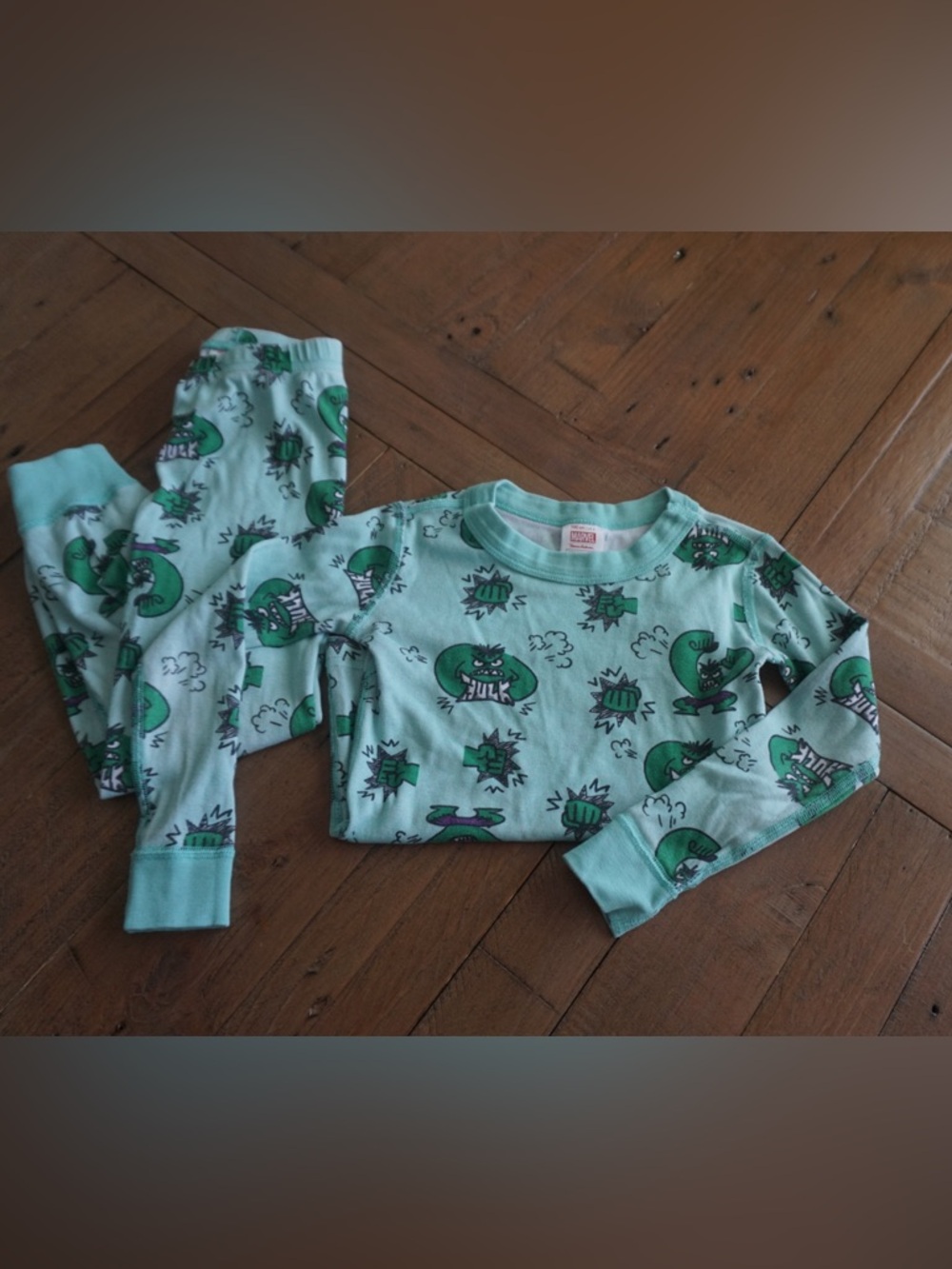 Marvel Boys' Hulk Hanna Anderson Pajama Set